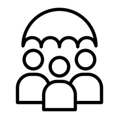 See more icon inspiration related to group, umbrella, wellness, family insurance, insurance, family, protection, user, security and people on Flaticon.