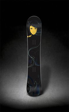 Raven girl #vector #girl #design #photoshop #snowboard