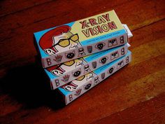 Cade Cran X Ray #glasses #authentic #packaging #cade #lichtenstein #comic #ray #illustration #roy #vision #vintage #x #xray #cran #cartoon