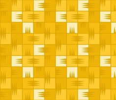 Day Full of Promise by penina, click to purchase fabric #fabric #yellow #pattern