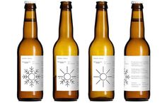 gràffica.info | Una cerveza, pero muy fría ¡por favor! #temperature #packaging #design #graphic #label #sensitive