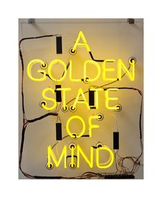 A Golden State of Mind #creative #lettering #design #graphic #concept #excellence #craftsmanship #quality #type #genius #typography