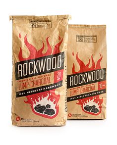 Rockwood Charcoal Packaging on Behance #bag #charcoal