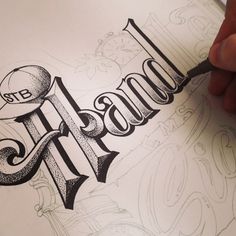 20 Amazing Examples of Typography Sketches for Your Inspiration #letter #illustration #art #hand #sketch #typography