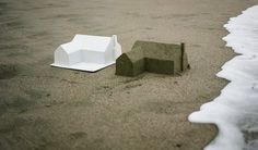 twig #model #sculpture #water #design #sand #tide