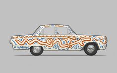 Keith Haring car #michael #illustration #keith #haring #constantine
