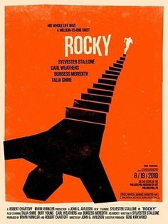 FFFFOUND! | OMG Posters! » Archive » Olly Moss' 2010 Rolling Roadshow Poster Series #design #graphic #poster #rocky #movies