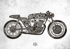 Cafe Racer by bmd design on the Behance Network #bike