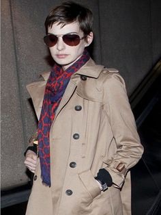 Anne Hathaway is an amazing actress, she looks really pretty in this Double Breasted Brown Coat that you can't resist wearing it. Buy Now Here #annehathaway #browncoat #doublebreastedcoat #actress #fashion #womenfashion #vogue #celebrity