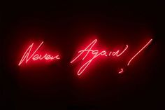 Tracey Emin | PICDIT #sculpture #red #installation #vibrant #colour #art #light #neon