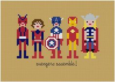 Embroidered samplers put scifi heroes in stitches #pixel