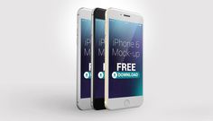 5 Free iPhone 6 Mockups PSD