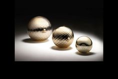Roberto Cavalli with his Home 2012 and Murano luxury glass artistic balls #accessories #artistic #collection #home #furniture #cavalli #art #roberto