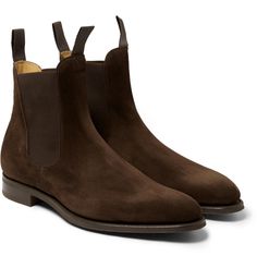 EDWARD GREEN Newmarket Suede Chelsea Boots