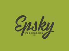 Little wordmark for a small MN based woodworking shop. #typography #lettering #type #mark #branding #script #wood #wordmark