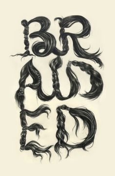 Source - Infinite Inspiration #hair #art #typography