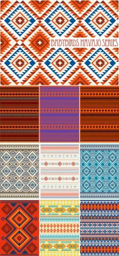 The Babybirds » Navajo Series – A Birthday Gift For Mum #pattern #navajo #design #illustration #bag #native