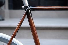 Robs Woodwork Alien #bicycle #woodgrain