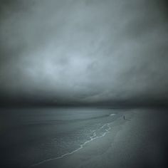 Staring At The Sea, Artwork by Philip Mckay #beach