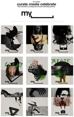 Bleed vs. Myspace – bleed - agency blog #branding #identity #stationery #myspace #collage