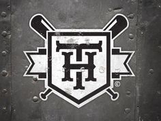 Dribbble - Hitmen Baseball by Dave Rodgers #baseball #logo #bats #crest
