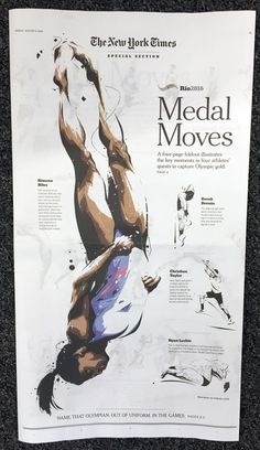 The New York Times Special Section Rio2016: Medal Moves