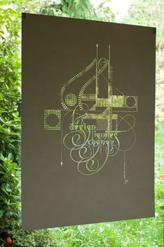 design ignites change: V1 | Marian Bantjes #bantjes #design #graphic #laser #marian #illustration #poster #typography