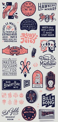 #typography #illustration #iconography #badges