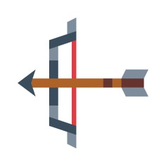 See more icon inspiration related to hunter, sports and competition, miscellaneous, bow and arrow, archery and weapons on Flaticon.