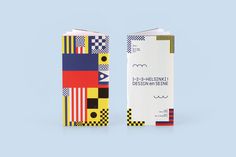 1–2–3–Helsinki ! Design en Seine on Behance #brochure #vector #pattern #geometric