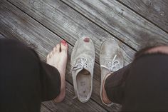Randy P. Martin Photography. #blood #foot #self #wood #photography #sneakers #portrait #grey