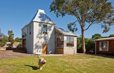 Chicory kiln converted into a family beach home