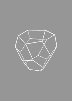 Tetrahedral Pentagonal Dodecahedron Art Print #geometry #poster