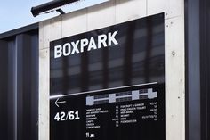 Boxpark - StudioMakgill #signage #typography