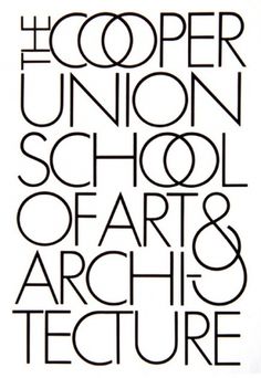 After graduating in 1939, Herb Lubalin had a difficult time finding... - but does it float #herb #union #lubalin #school #cooper #typography
