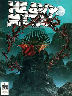 Heavy Metal Magazine Covers: 1970's #metal #illustration #fantasy #heavy
