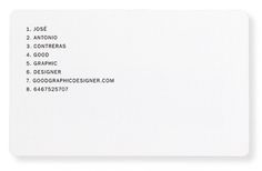 My Business Card on the Behance Network #creative #business #card #simple #fun