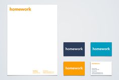 Homework by 2A Studio #print #graphic #design #stationary