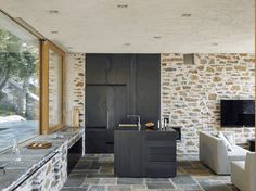 Stunning Stone House in Switzerland Unveils Modern Interiors 6