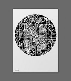 Joel Lozano | Shiro to Kuro #illustration #poster #typography