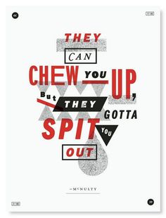 The Wire Poster Project #type #chew #red #spit