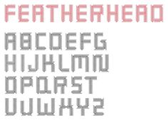 http://clubmumble.com/wp-content/uploads/2011/06/Featherhead.png #type #design #typography
