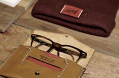 Farewell Co. on Behance #glasses #accessories #specs #beanie #leather #fashion