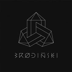 BrodinskiÂ byÂ Ill Studio #white #branding #black #shape #and #logo #typography