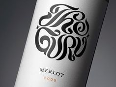 Typography inspiration #type #merlot #logo