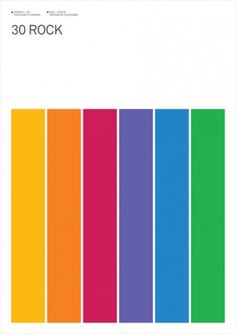 Print-Process / Product / 30 rock #rainbow #30rock #poster