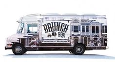 Brunch Box | The Black Harbor #truck #lettering #brunch #design #box #food #illustration #identity #type