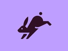 Rabbit Icon Design by Sascha Elmers #bunny #rabbit #animal #symbol #iconic #pictogram #picto #icondesign #icon