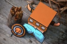 VIKINGO TOY on Behance #arrows #wood #shield #paper #toy #viking