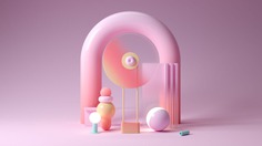Colorful 3D Nooks - Mindsparkle Mag Colorful 3D Nooks is an exploration of shape, color and composition designed by Santi Zoraidez. #logo #packaging #identity #branding #design #color #photography #graphic #design #gallery #blog #project #mindsparkle #mag #beautiful #portfolio #designer